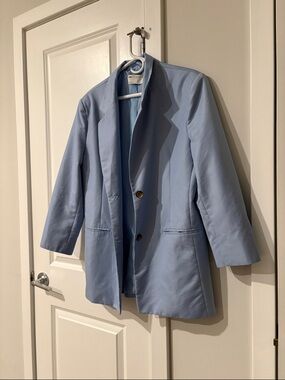 ASOS Pastel Blue Single-Breasted Women's Blazer